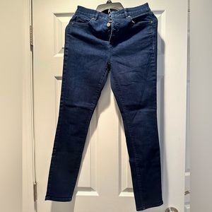 LOFT Modern Skinny Dark Wash Jeans